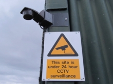 Guardian Storage Site is under 24 hour CCTV surveillance